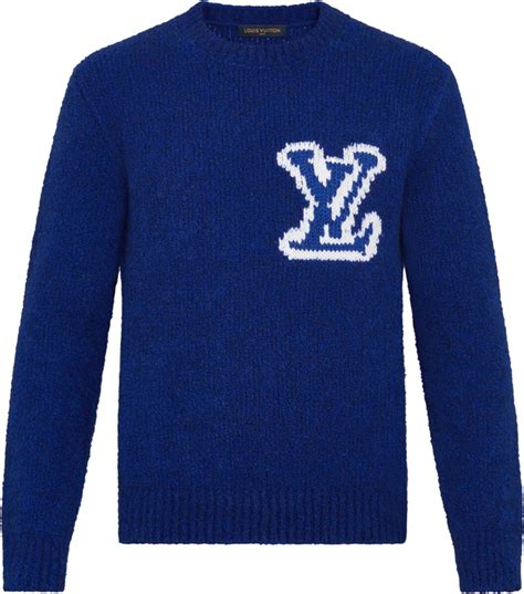 louis vuitton blue knit sweater|louis vuitton sweatsuit women.